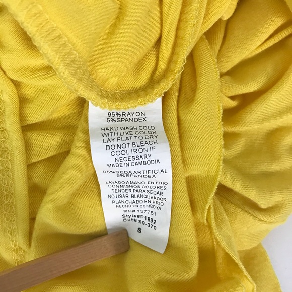 Shop Basic USA Ruffle Tunic Top Mini Dress Tank - Picture 5 of 6